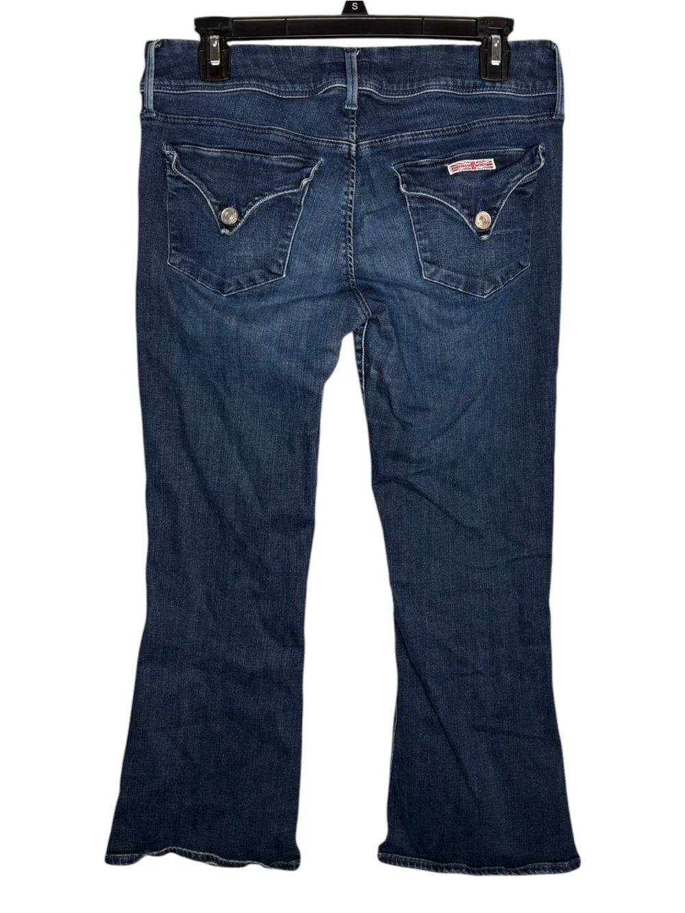 Hudson jeans Collin Mid Rise Bootcut Crop Dark Blue Flare women’s size 29 - Picture 3 of 6